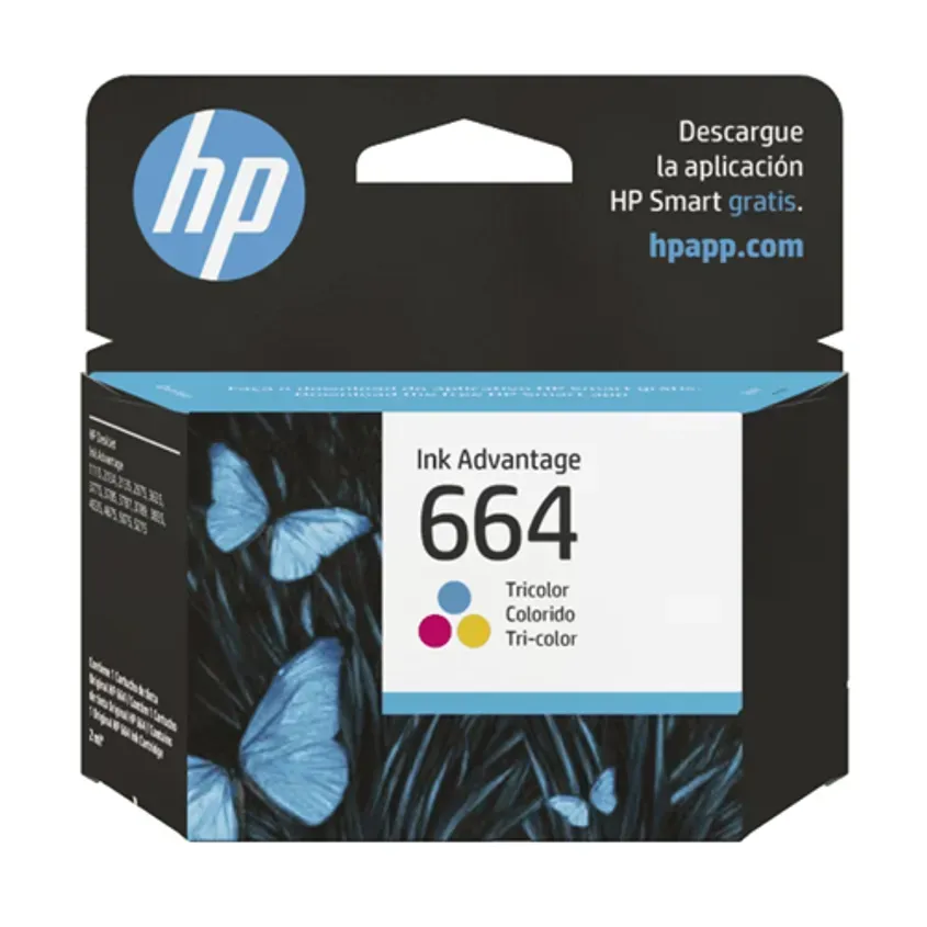 F6V28AL CARTUCHO DE TINTA HP 664 TRI-COLOR (7124) INKCARTHP664C-O