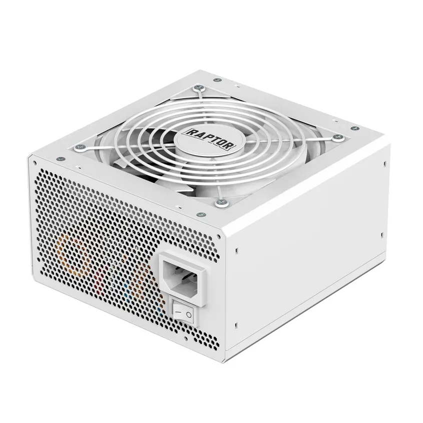 Fuente Raptor Volt 1000W 80 Plus Gold Full Modular PCIe 5.1 Blanca (7640) 1-0417909