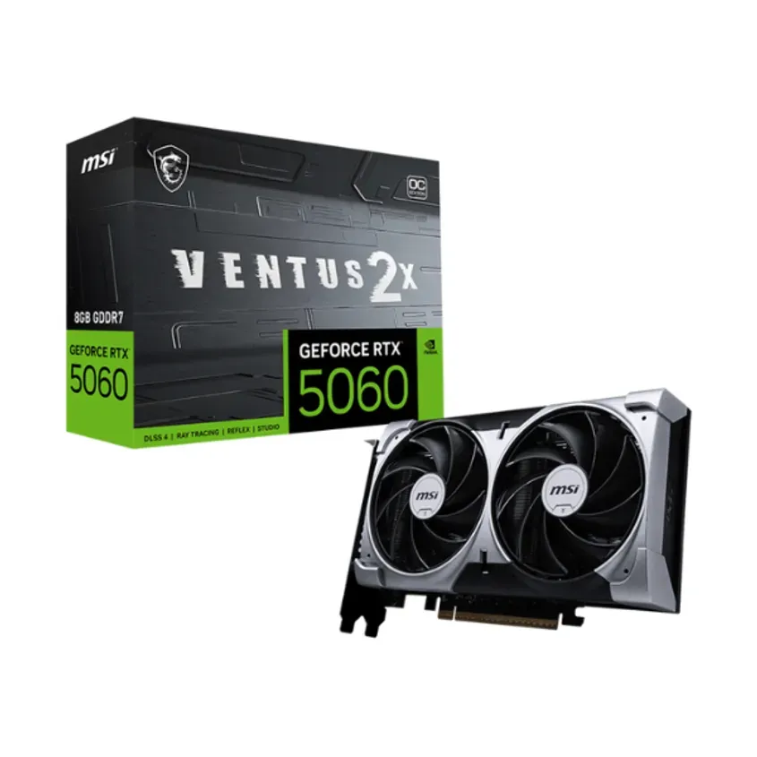 VGA MSI GeForce RTX 5060 8G VENTUS 2X OC 1-0417357