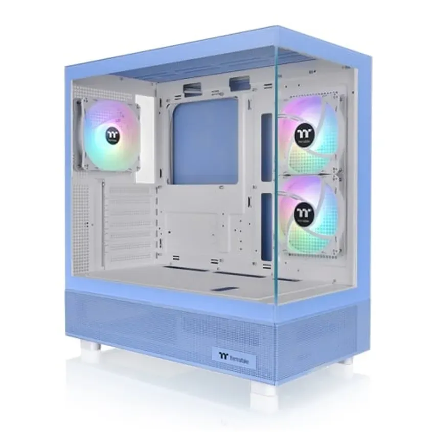 Gabinete TT View 270 Plus Mid-Tower TG x2 Fan ARGB x3 Hydrangea Blue 1-0416296