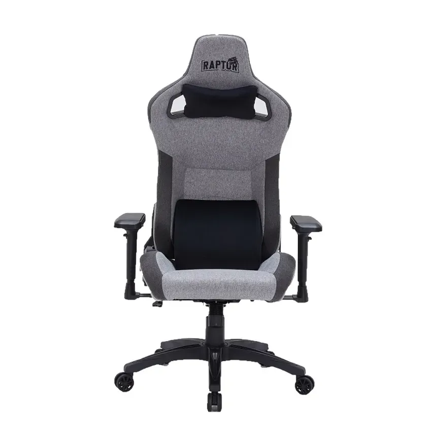 Silla Gamer Raptor Throne R20 Tela Gris 1-0417333