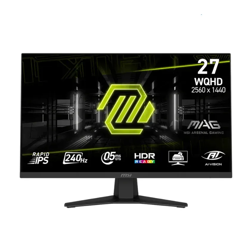 Monitor Gamer MSI 27" MAG 274QF QHD Rapid IPS 240Hz 0.5ms Flat 2xHDMI + 1xDP (II) 1-0418630