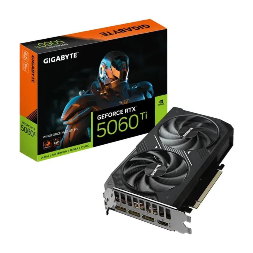 VGA Gigabyte GeForce RTX 5060 Ti WINDFORCE MAX OC 8G 1-0418604