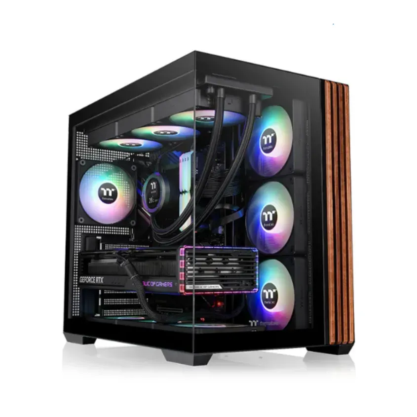 Gabinete TT View 380 WS ARGB Mid-Tower Black 1-0418592