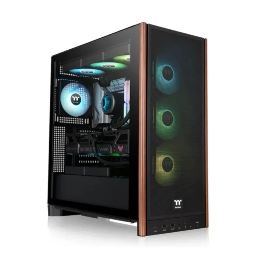 Gabinete TT S370 WS TG Fan CT120 x4 Black 1-0418591
