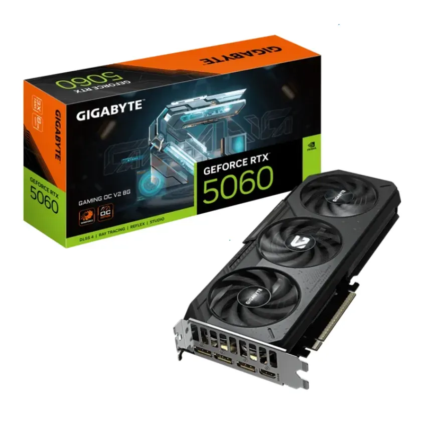 VGA Gigabyte GeForce RTX 5060 GAMING OC V2 8G 1-0418659