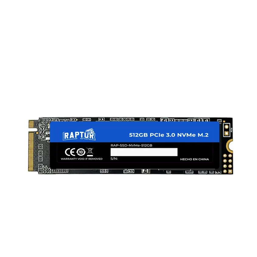 Disco SSD M.2 Raptor 512Gb Legacy NVMe PCIe 3.0 1-0418657