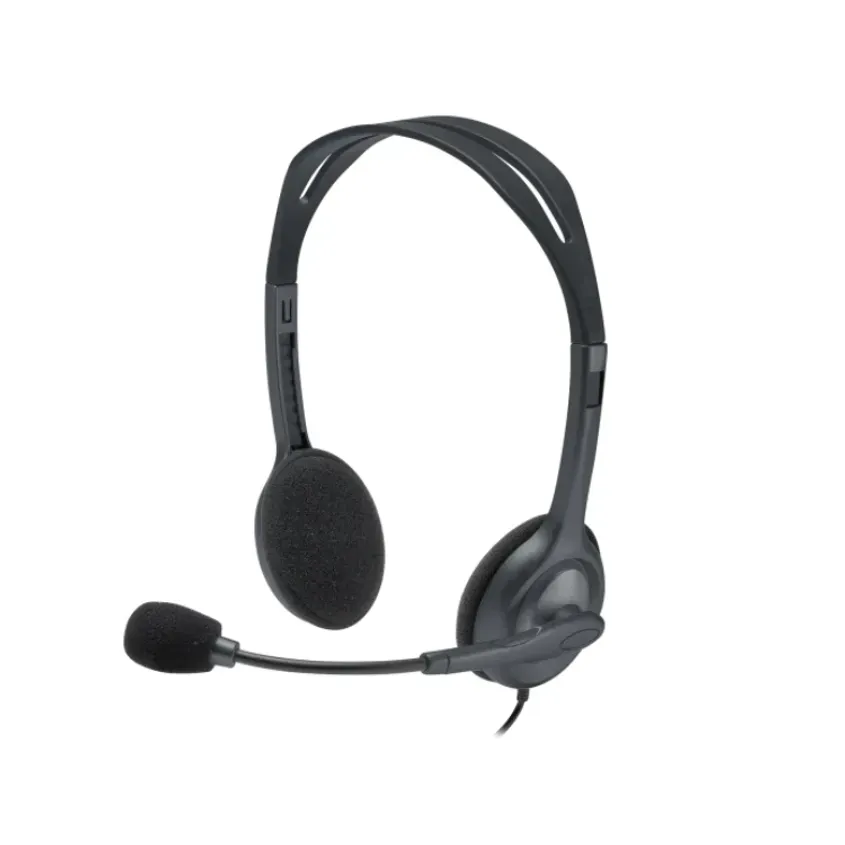Auricular c/Microfono Logitech  Black 1 Jack 981-000612 H111