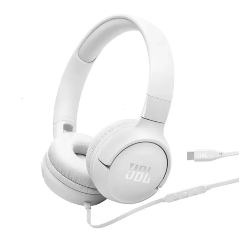 AURICULAR JBL T520C ON-EAR USB C BLANCO 1-0418157