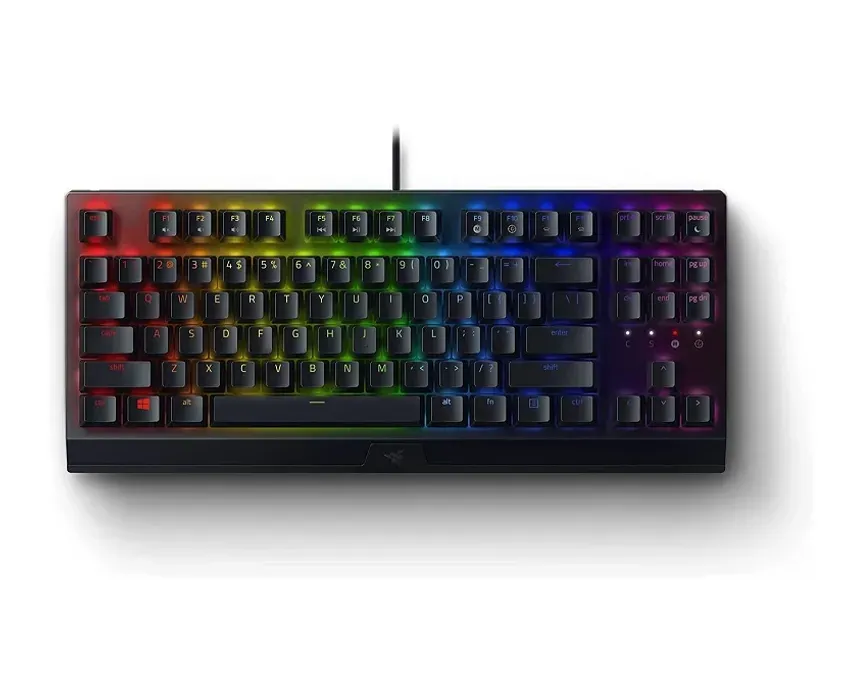Teclado Razer BlackWidow V3 Tenkeyless Mechanical Yellow Switch RZ-BLACKWIDOW