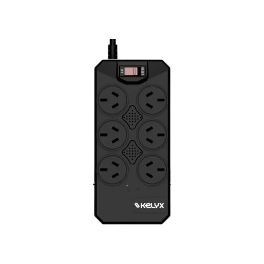Estabilizador Kelyx 6 Tomas Max. 600w 150-270v Surge Protection 1mt 1-0417773