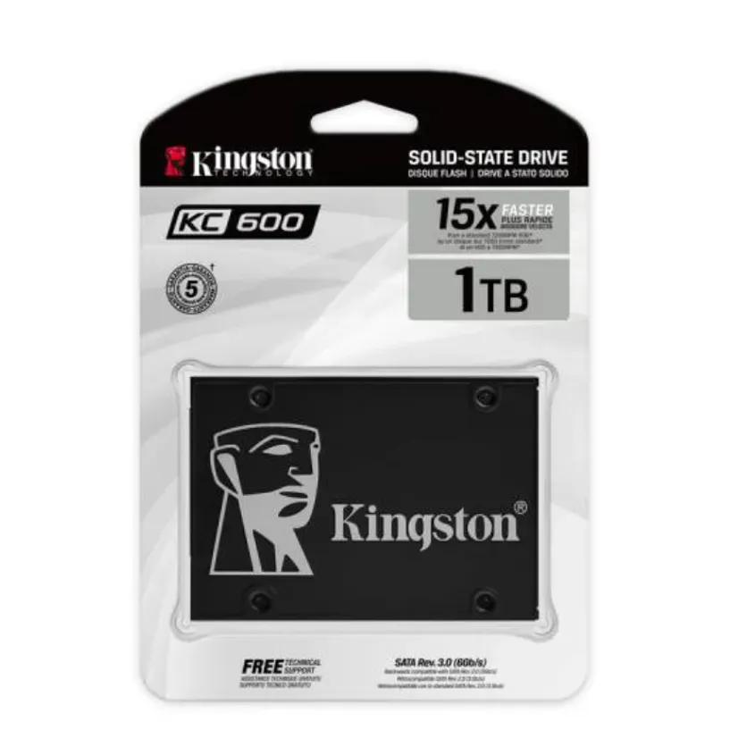 Disco SSD KINGSTON KC600 1024 GB SATA Interno 7 mm 1-0412288