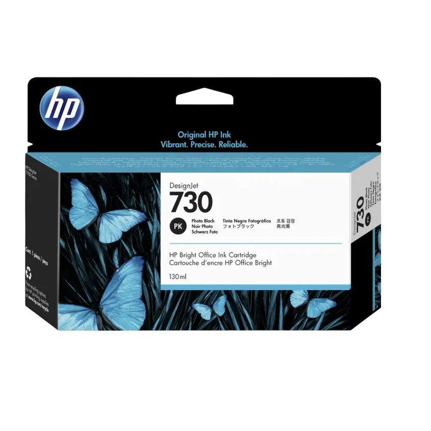 P2V67A HP 730 130-ml Photo Black Ink 1-0418120