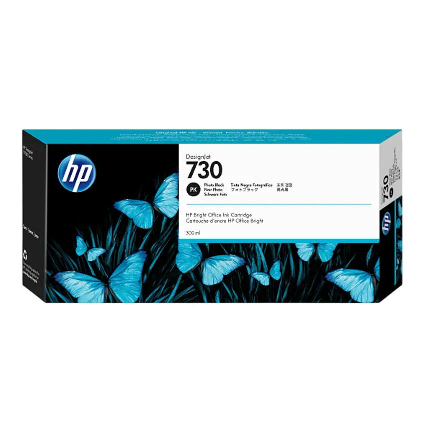 P2V73A HP 730 300-ml Photo Black Ink 1-0418126