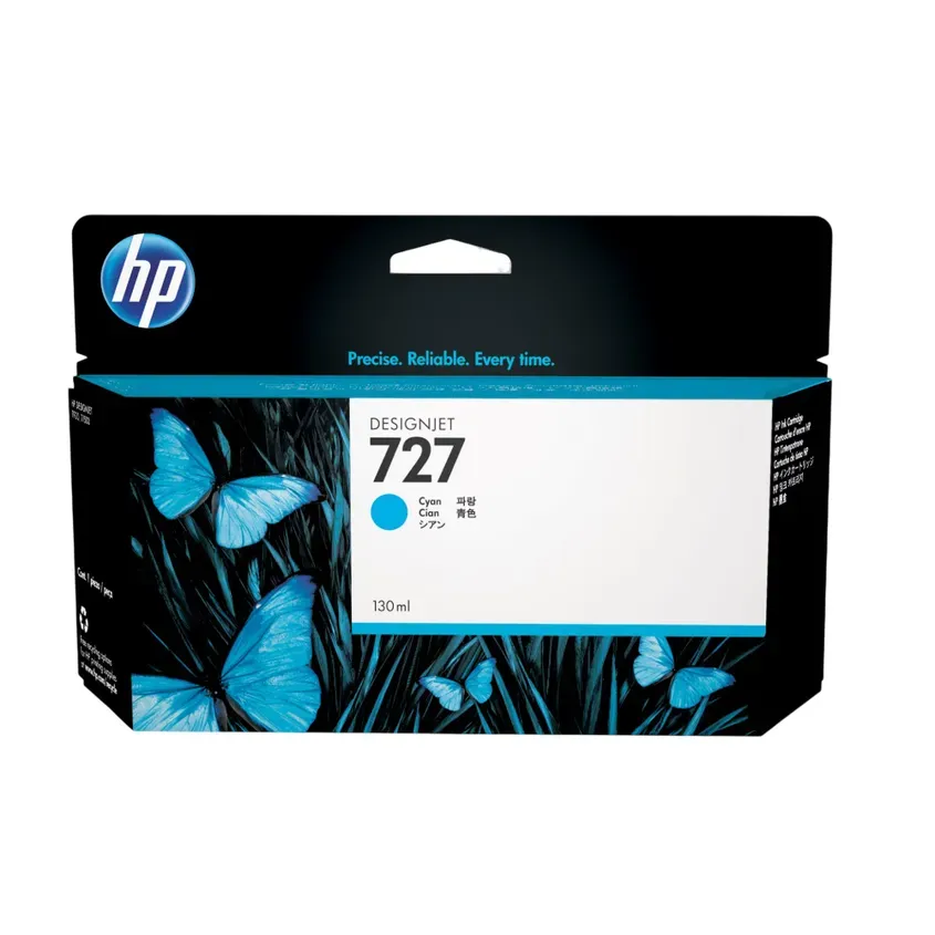B3P19A HP 727 130-ml Cyan Designjet Ink 1-0418127