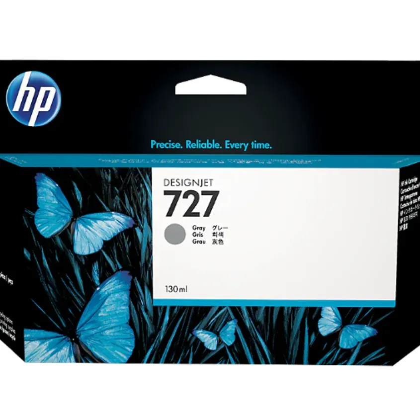 B3P24A HP 727 130-ml Gray Designjet Ink 1-0418132