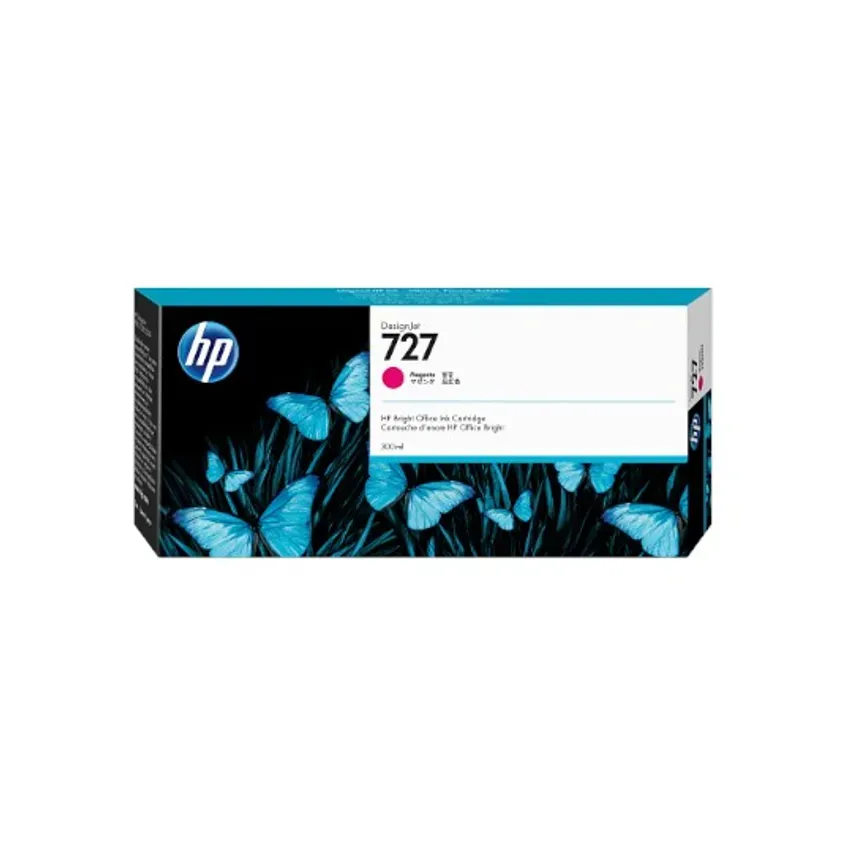 F9J77A HP 727 300-ml Magenta Ink Cartridge 1-0418147