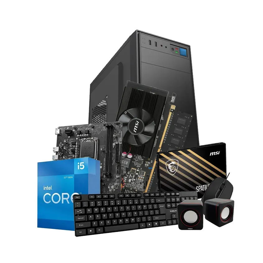 PcCombo Kelyx Intel Core i5-12400F 8G SSD 480Gb GT 710 (MSI) SIN SO 1-0418314