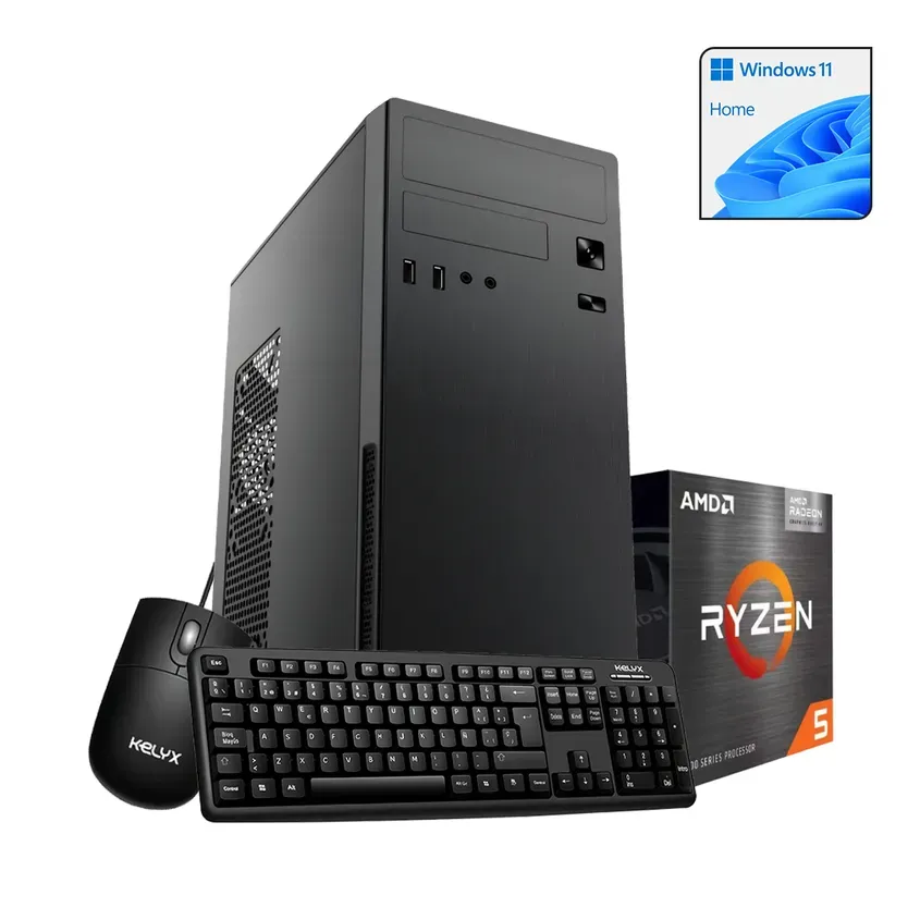 PcCombo Kelyx AMD Ryzen 5-5600GT 8Gb M.2 512G Win 11 Home Original 1-0418035