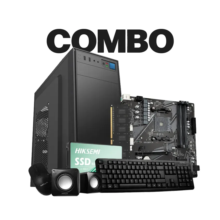 COMBO Kit Kelyx 728-20 / MB Gigabyte B550 / Mem Hiksemi 8G 3200 / SSD Hiksemi 240G 1-0417735