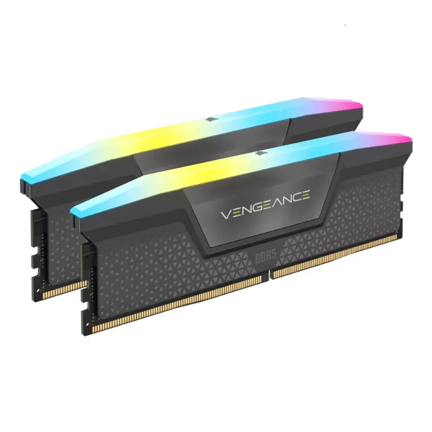 Memoria DDR5 Corsair 16Gb (2x8Gb) 6000 MHz Vengeance RGB AMD EXPO & Intel XMP CL36 1-0418600