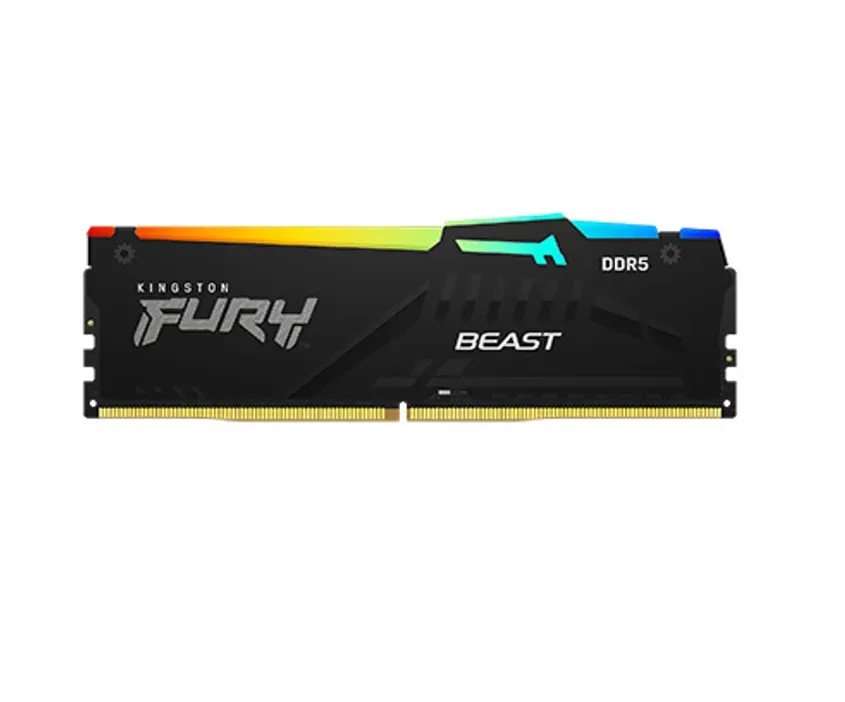 Memoria DDR5 Kingston 16Gb 6000 MHz FURY BEAST EXPO RGB Black 1-0417740