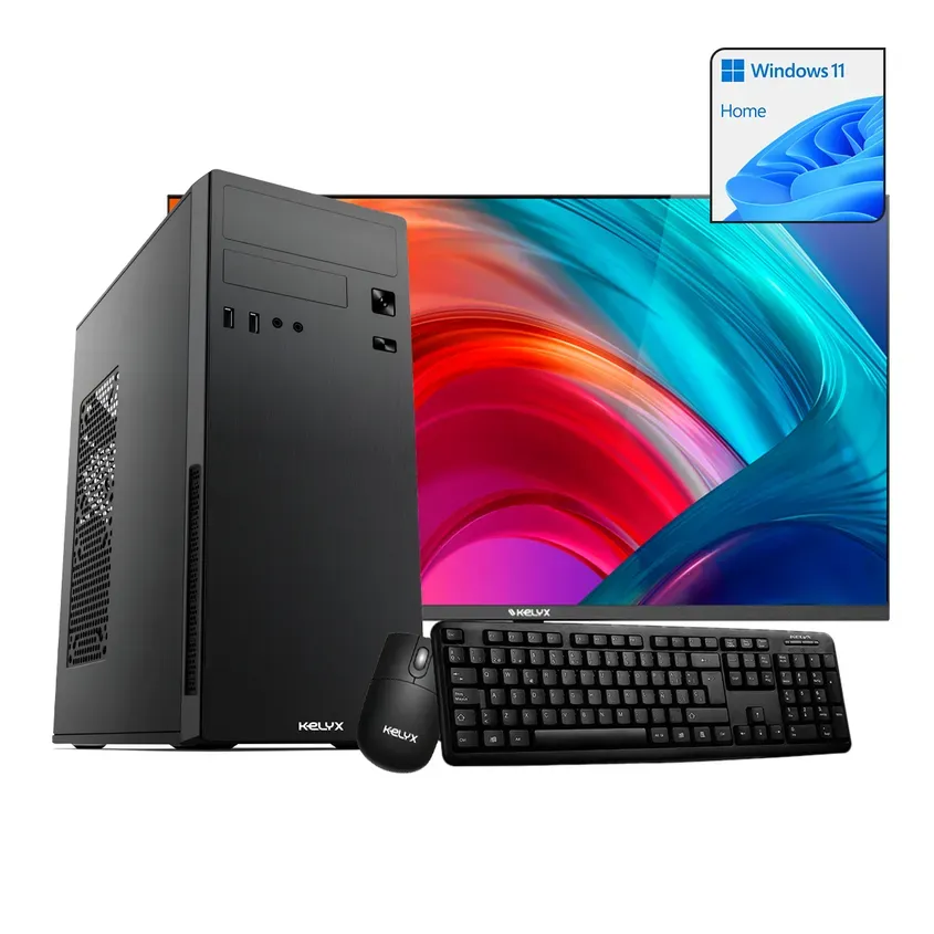 Pc Armada Kelyx AMD Ryzen 3-3200G 8G M.2 256G Win 11H + Monitor 24" 1-0417811