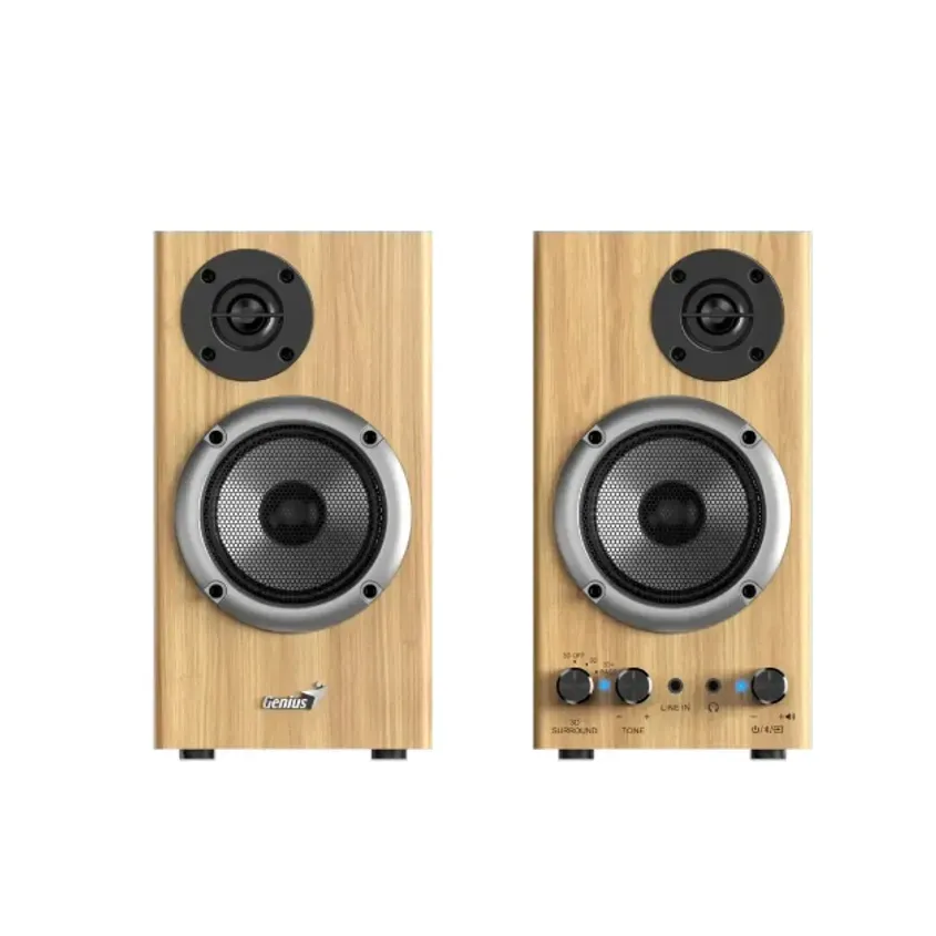 Parlantes Genius SP-HF520 BT,Pine Wood,AR,100-240V 1-0417405