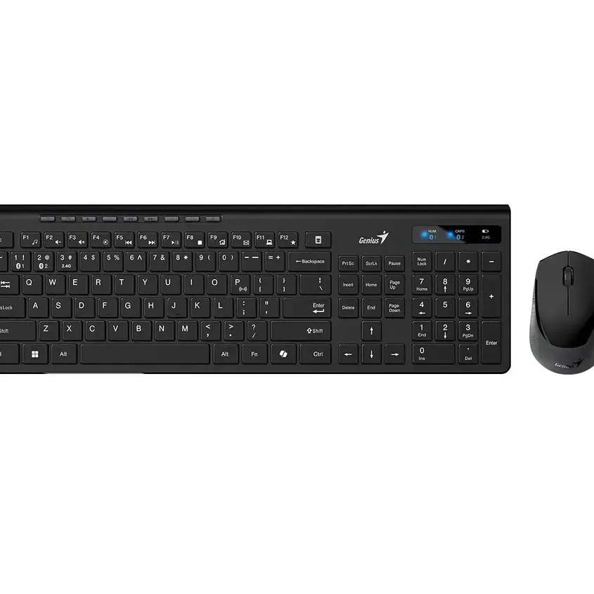 Teclado + Mouse Genius SlimStar 8230,AI,Black,SP,BT+2.4GHz 1-0417399