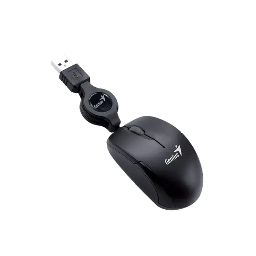 Mouse Genius Micro Traveler Black USB MTRAVELERBK