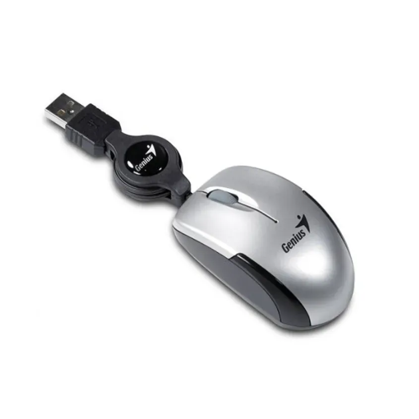 Mouse Genius Micro Traveler Silver USB MTRAVELERSL
