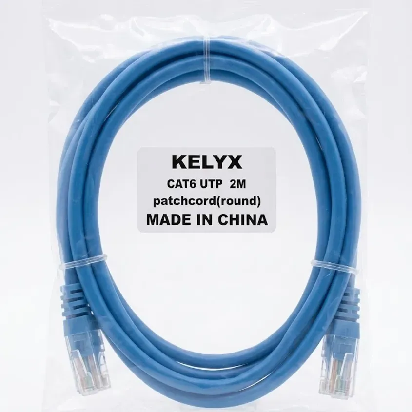 Patchcord Cable UTP Cat 6 2 MT CCA KX-PATCH2M-CAT6