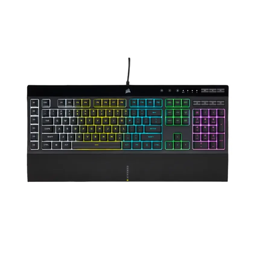 Teclado Corsair K55 RGB PRO Membrana Macro Key 1-0418557