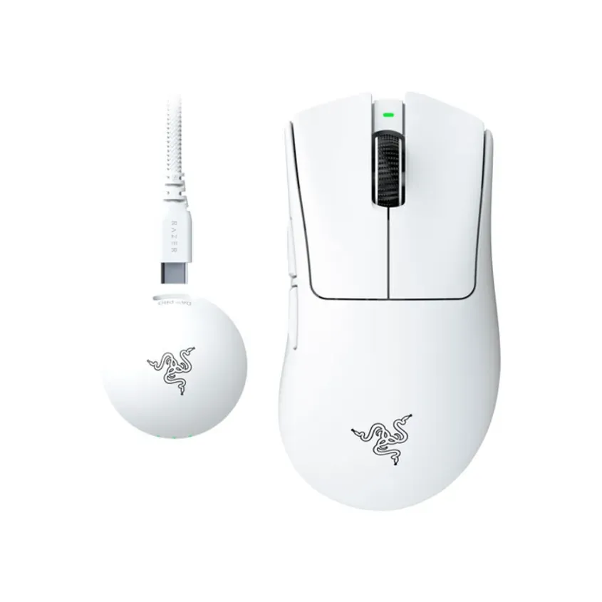 Mouse Razer DeathAdder V4 Pro Wireless Esports White Edition 1-0418686