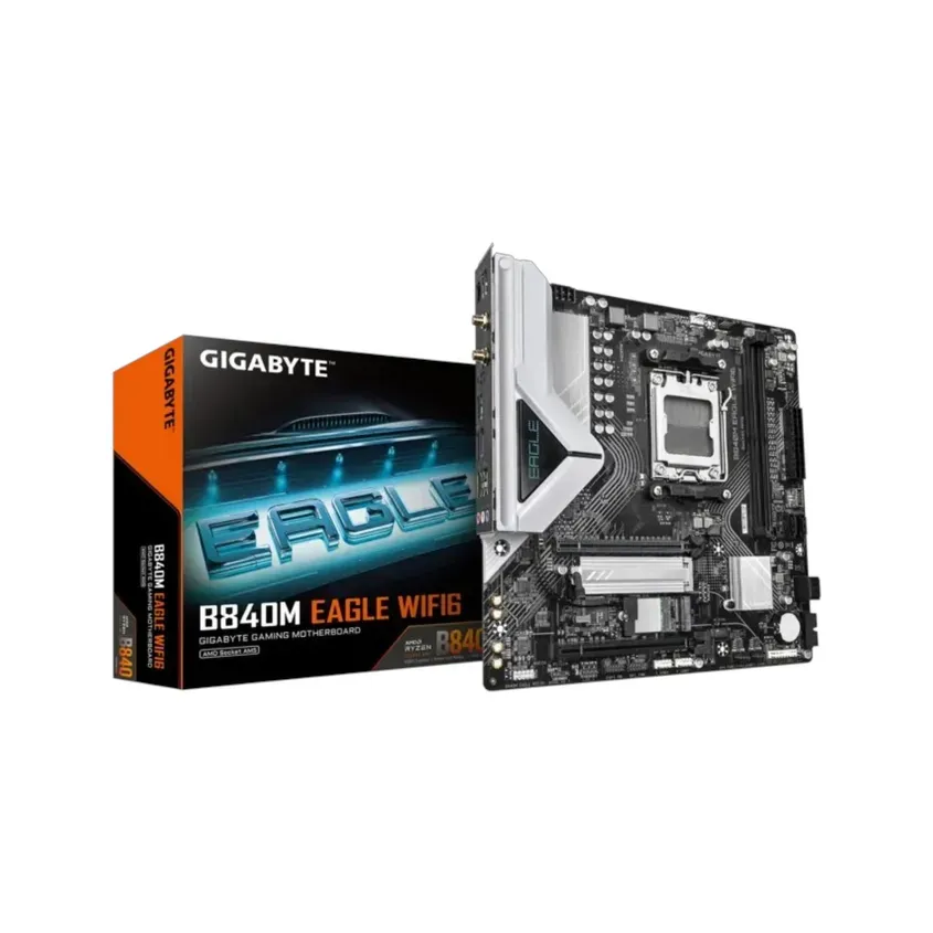 Mother Gigabyte B840M EAGLE WIFI6 DDR5 AM5 (Serie 7000/8000) 1-0418297