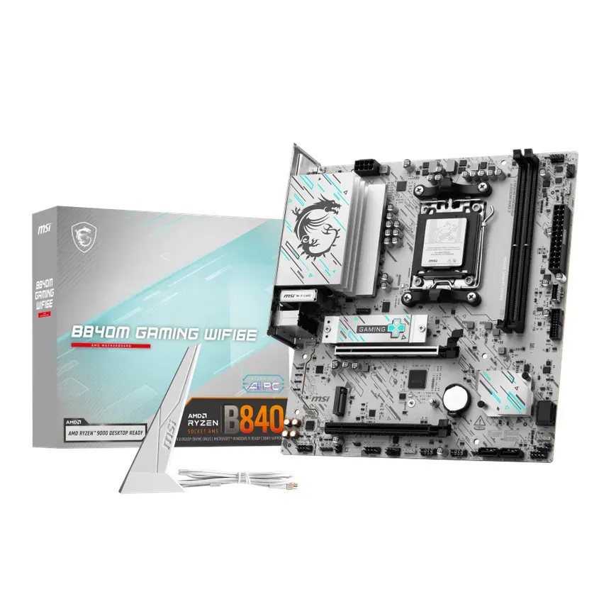 Mother MSI B840M GAMING WIFI6E DDR5 AM5 (Serie 7000/8000/9000) 1-0418090