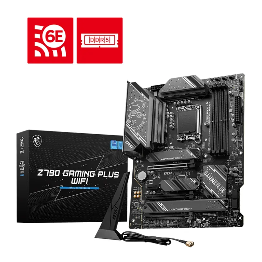 Mother MSI Z790 GAMING PLUS WIFI DDR5 1700 (12va/13va/14va Gen) 1-0416545