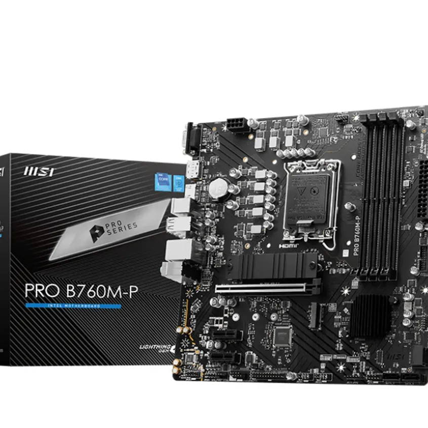Mother MSI PRO B760M-P DDR5 1700 (12va/13va/14va Gen) 1-0415711