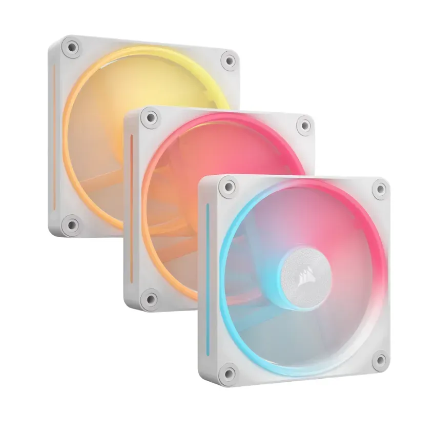 Fan Cooler Corsair iCUE LINK LX120-R RGB 120mm White Pack x3 1-0417830