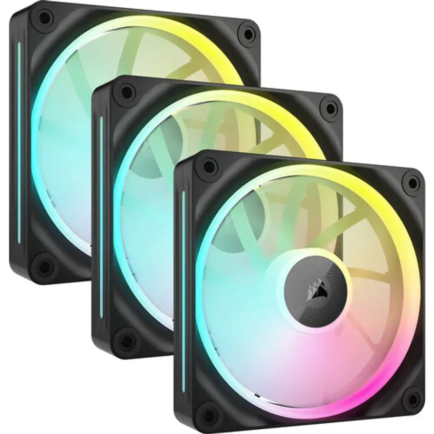 Fan Cooler Corsair iCUE LINK LX120 RGB 120mm Black Pack x3 1-0417460