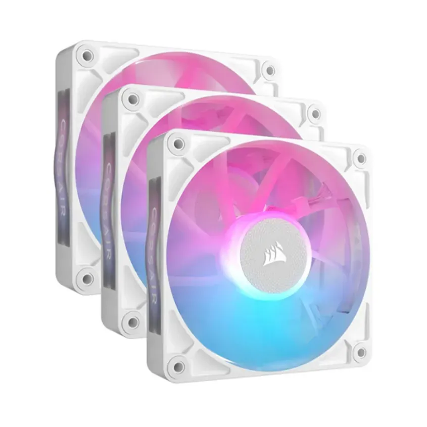 Fan Cooler Corsair iCUE LINK RX120 RGB 120mm White Pack x3 1-0417458