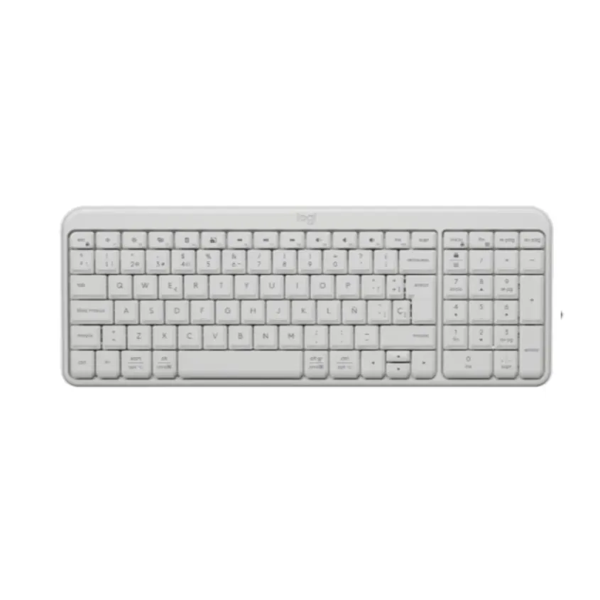 Teclado Logitech Bluetooth K250 Pebble White 920-013446 1-0417723