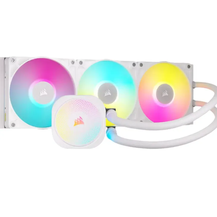 Water Cooling Corsair iCUE LINK TITAN 360 RX RGB 3x CPU Cooler 360mm White 1-0417573
