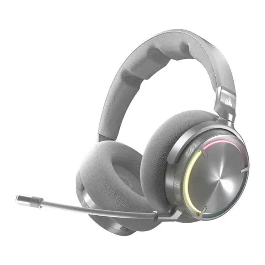 Auricular Corsair Virtuoso Max Wireless Silver 1-0417570