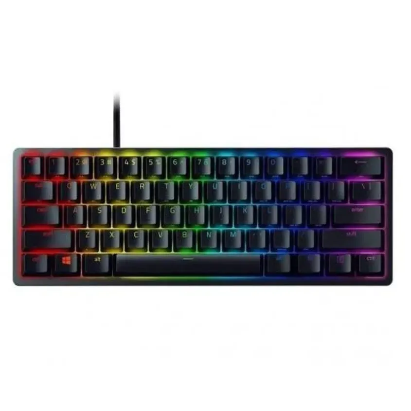 Teclado Razer Huntsman Mini 60% Optical Purple Switch Spanish Layout 1-0415571