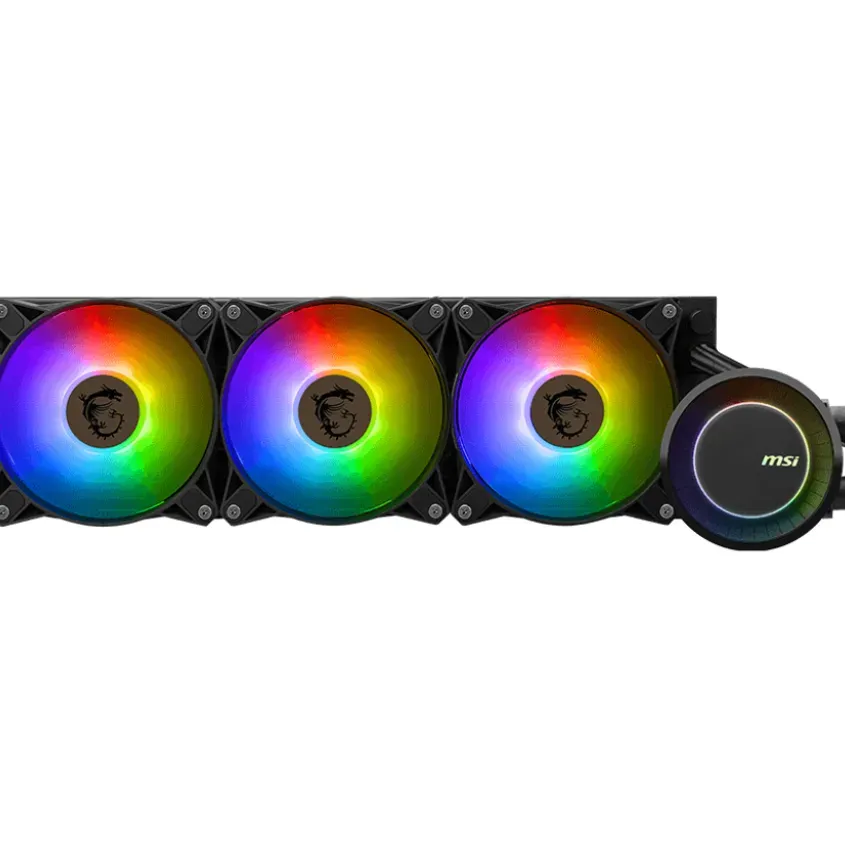 Water Cooling MSI MAG CORELIQUID E360 3x CPU Cooler 360mm Black 1-0416181