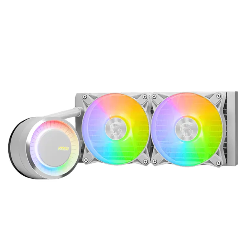 Water Cooling MSI MAG CORELIQUID E240 2x CPU Cooler 240mm White 1-0416018
