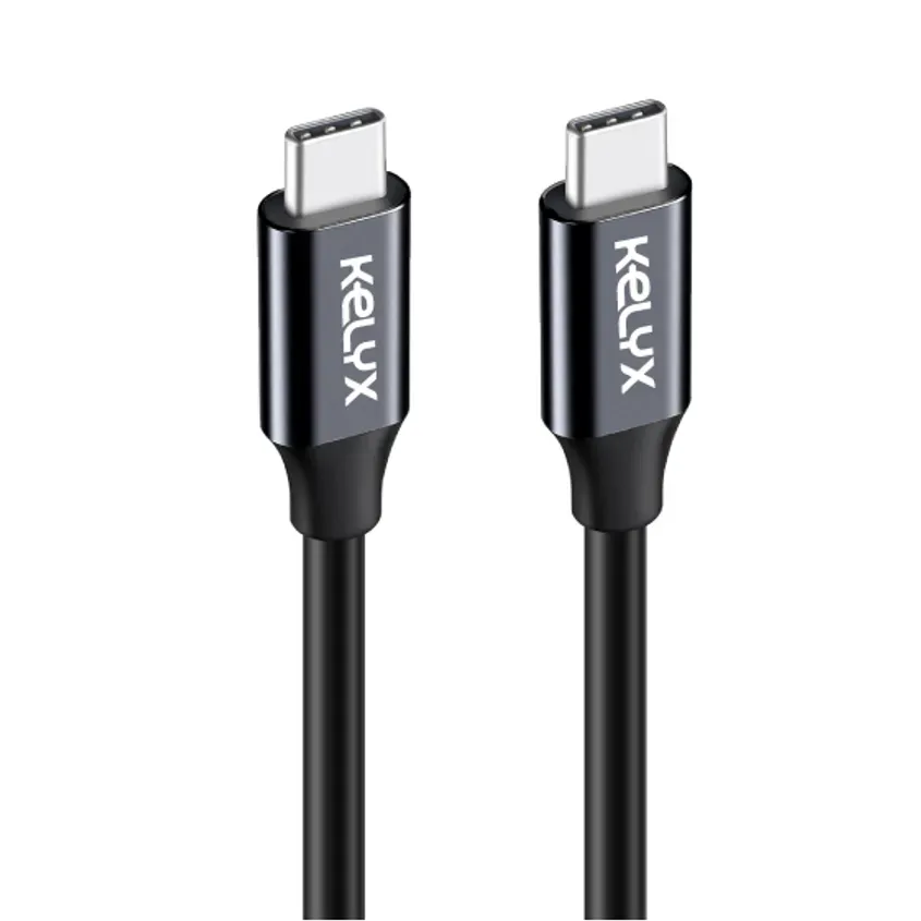 Cable Kelyx USB Type C a Type C 65W / 10Gbp - 4K ULTRA HD 1mt 1-0417310