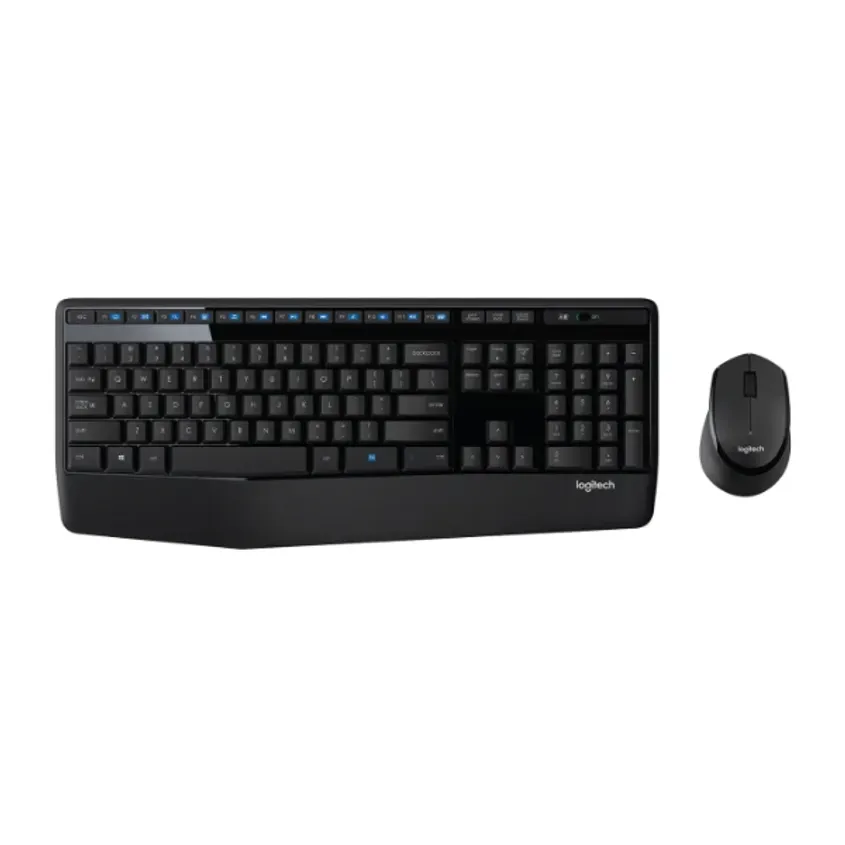 Teclado+Mouse Logitech Wireless  Black 920-007820 MK345