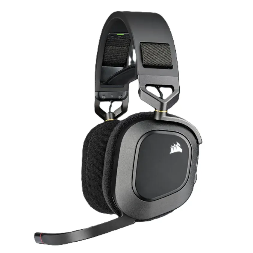 Auricular Corsair HS80 RGB Wireless Spatial Audio Carbon 1-0417976
